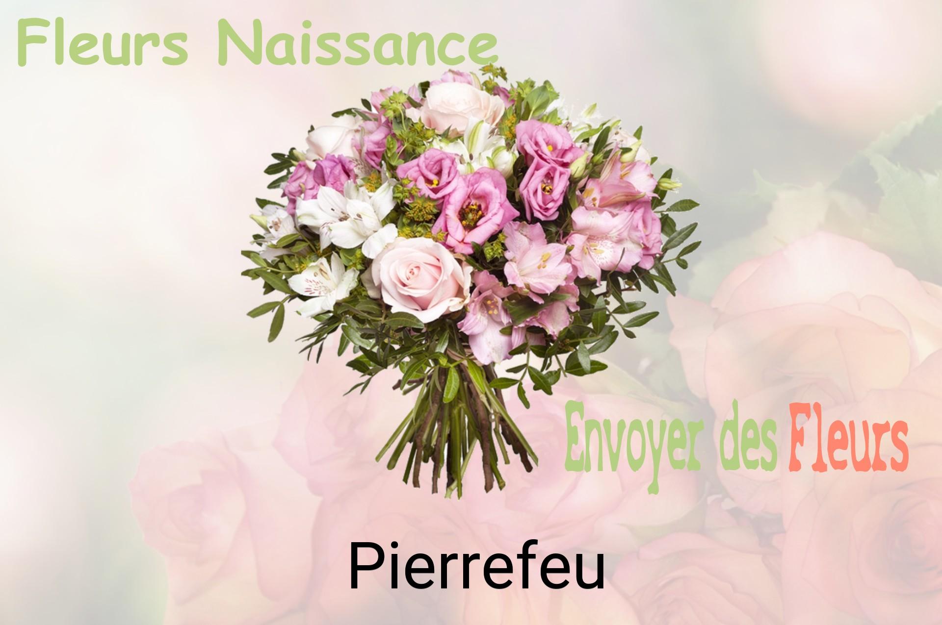 Bouquet de fleurs de naissance livré à Pierrefeu